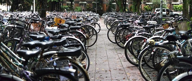 sonhar com muitas bicicletas