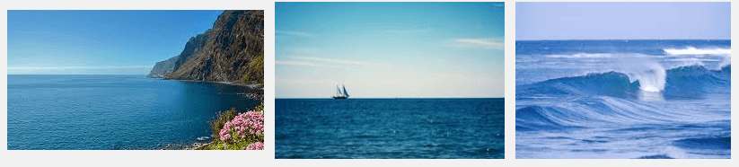 mar calmo, tranquilo e sereno