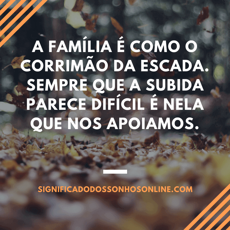 frase sobre a familia