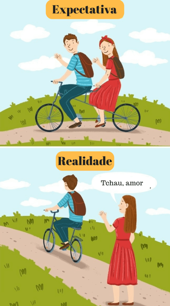 casais felizes nem sempre estão juntos