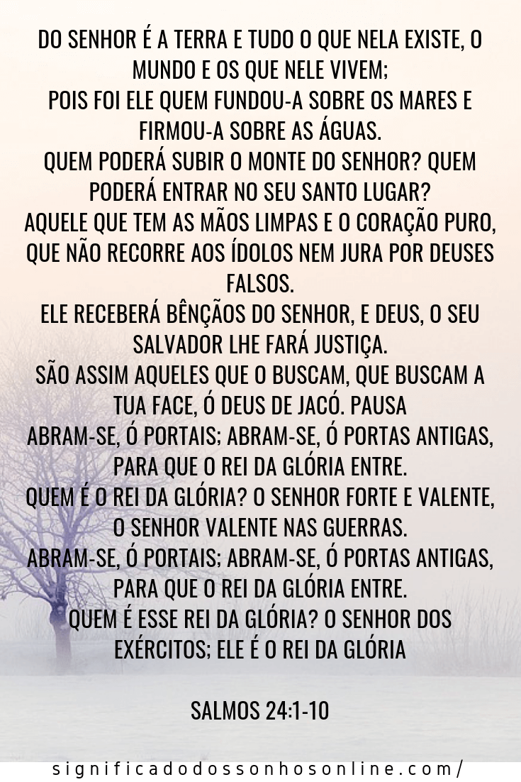 oração do salmo 24