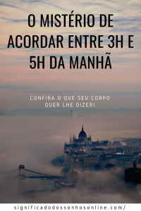 Leia mais sobre o artigo ▷ O Mistério de Acordar As 3 da Manhã 【Não se assuste com o significado】