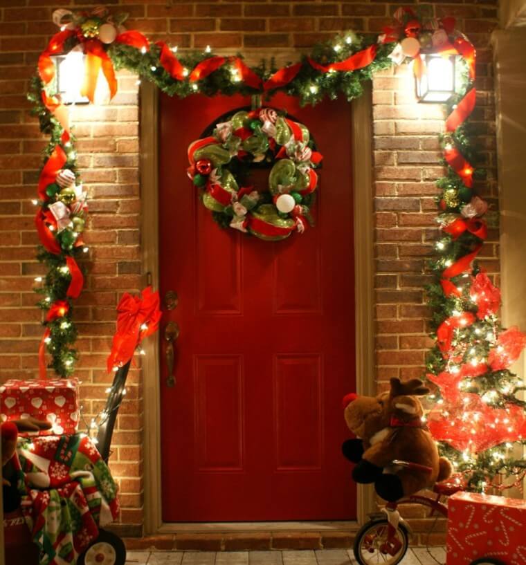 Como Decorar As Portas De Natal... Para Que o Papai Noel Não Se Perca! -