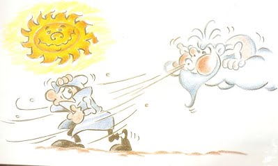 desenho do sol e do vento