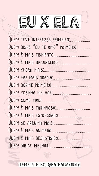 Quiz para status  Perguntas para brincadeiras, Brincadeiras de whatsapp  perguntas, Perguntas e respostas brincadeira